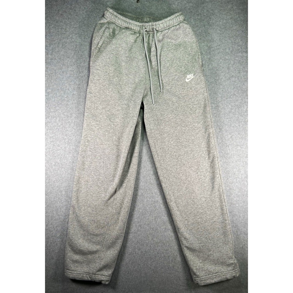 Nike Sweatpants Mens XS Gray Cotton Polyester Drawstring Pockets Elastic Waist